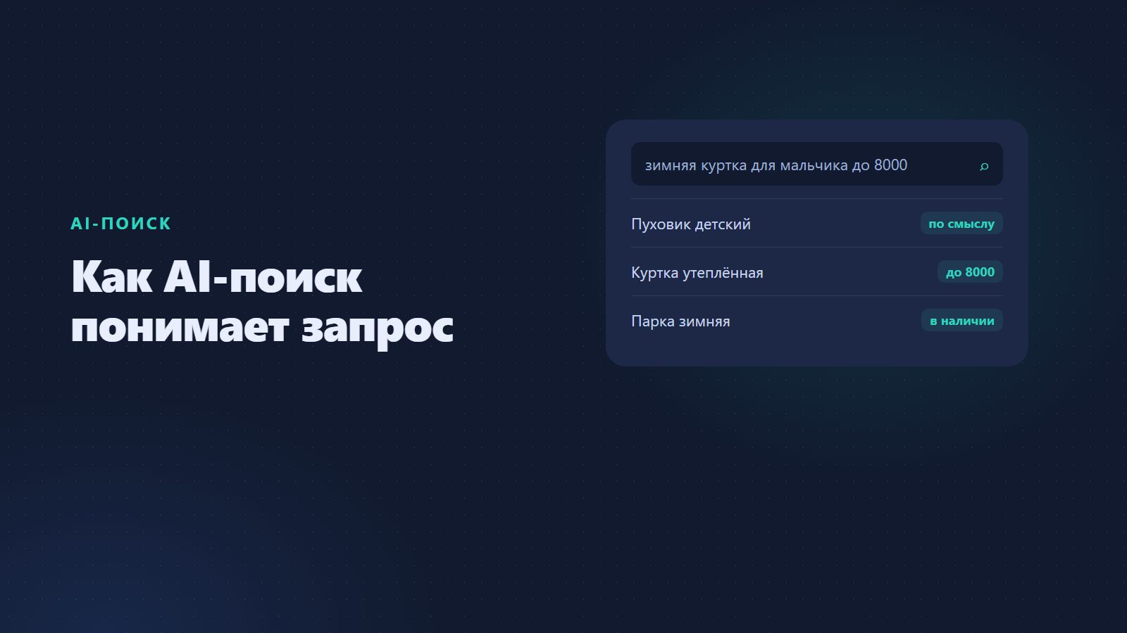 AI-поиск для сайта: как он понимает запрос и чем отличается от обычного